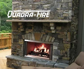 QuadraFire Wood Fireplace